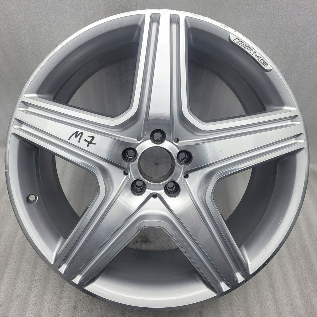 1x Alufelge 21 Zoll 9.0" 5x112 48ET Glanz Silber A1644015302 Mercedes-Benz W164 FEL7365028136iw