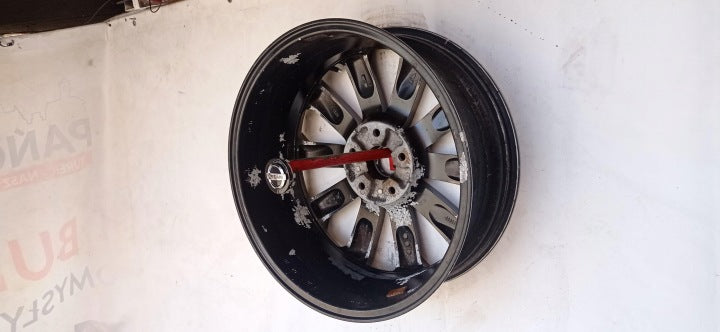 1x Alufelge 18 Zoll 6.5" 5x114.3 40ET Schwarz JD18AMB73 Nissan Qashqai I J10 FEL1557728487xc