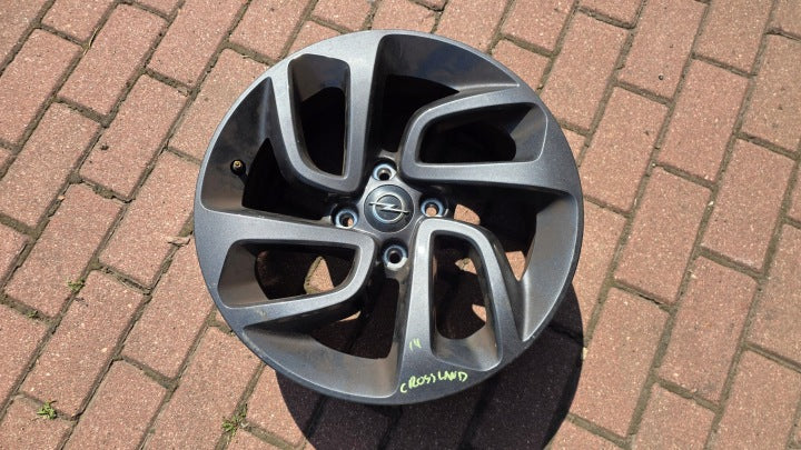 1x Alufelge 16 Zoll 6.5" 4x108 20ET Glanz Silber 39007897 Opel Crossland X FEL2158080351nq