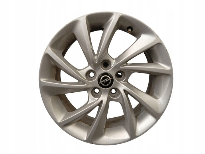 1x Alufelge 16 Zoll 7.0" 5x105 41ET Matt Silber 39078765 Opel Astra K Rim Wheel FEL2850867510nz