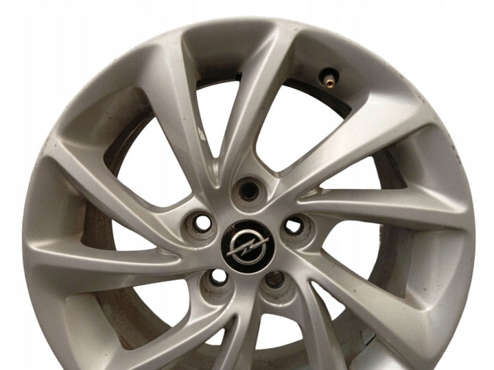 1x Alufelge 16 Zoll 7.0" 5x105 41ET Matt Silber 39078765 Opel Astra K Rim Wheel FEL2850867510nz
