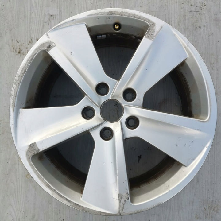 1x Alufelge 17 Zoll 7.5" 5x112 51ET Glanz Silber 5F0601025B Seat Leon Rim Wheel FEL3030439480dq