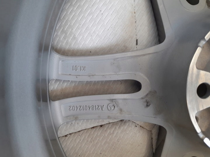 1x Alufelge 18 Zoll 9.5" 5x112 48ET A2184012402 Mercedes-Benz Cls Rim Wheel FEL3431006949gr