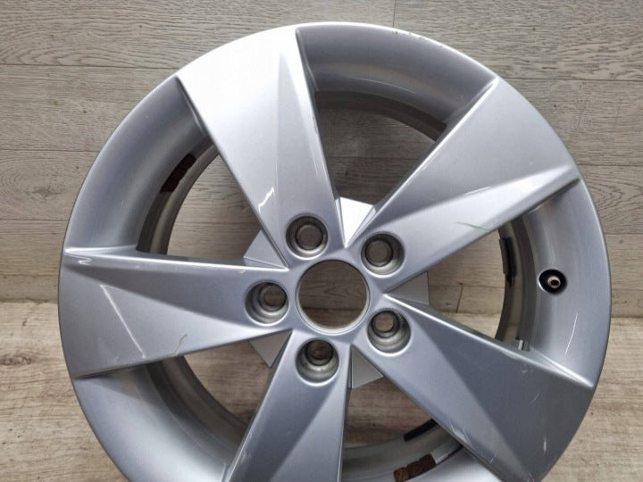 1x Alufelge 15 Zoll 6.0" 5x100 43ET Glanz Silber 5J0601025AB Skoda Fabia Ii FEL3771551966kq