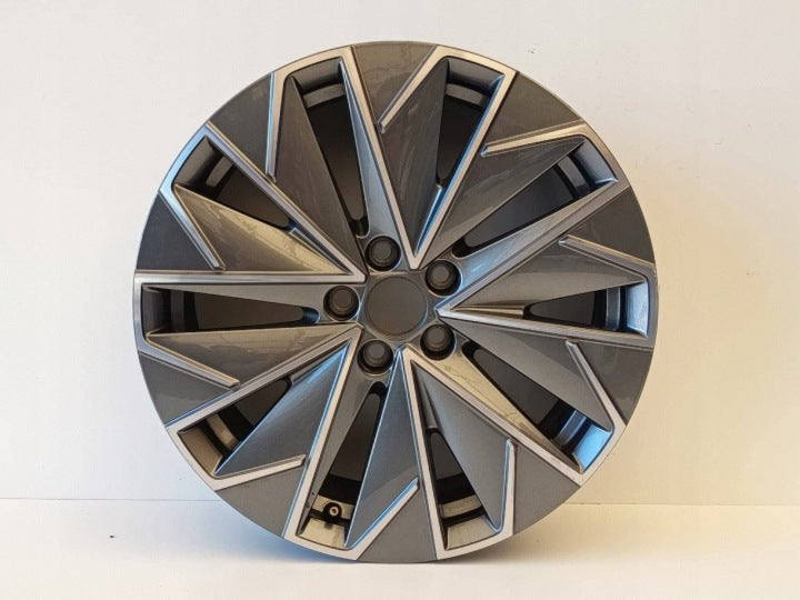 1x Alufelge 17 Zoll 6.5" 5x100 40ET Glanz Schwarz 658601025AA Skoda Kamiq FEL4327982196vq