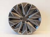 1x Alufelge 17 Zoll 6.5" 5x100 40ET Glanz Schwarz 658601025AA Skoda Kamiq