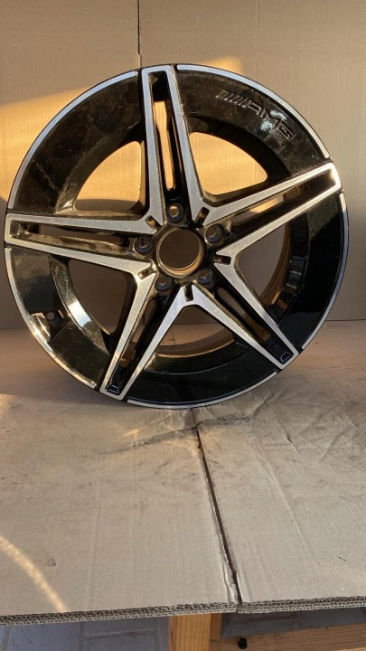 1x Alufelge 18 Zoll 8.5" 5x112 52ET Glanz Schwarz A2064011800 Mercedes-Benz W206 FEL4808093392fp