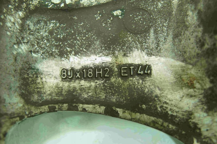 1x Alufelge 18 Zoll 8.0" 5x112 44ET Glanz Silber A2204010302 Mercedes-Benz W220 FEL6384104557wi