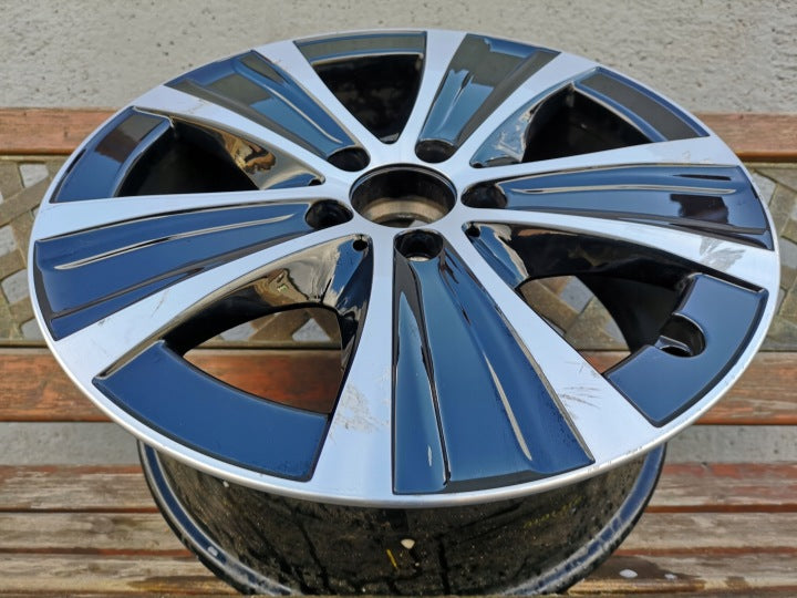 1x Alufelge 17 Zoll 7.5" 5x112 40ET Glanz Schwarz A2134013600 Mercedes-Benz FEL7034831517th