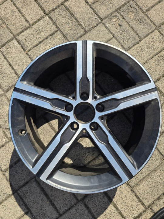 1x Alufelge 18 Zoll 7.5" 5x112 49ET Glanz Schwarz A1774013200 Mercedes-Benz W177 FEL7060754109hj