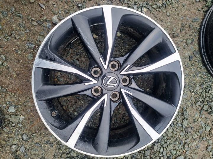 1x Alufelge 18 Zoll 7.5" 5x114.3 35ET Schwarz PZ406XC670 Lexus I Rim Wheel FEL7712990739nh