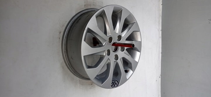 1x Alufelge 16 Zoll 6.5" 5x112 46ET Glanz Silber 5F0601025A Seat Leon Rim Wheel FEL7842530506ye