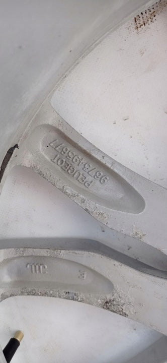 1x Alufelge 19 Zoll 8.5" 5x108 27ET Glanz Silber 9673495677 Peugeot Rcz FEL8505064563we