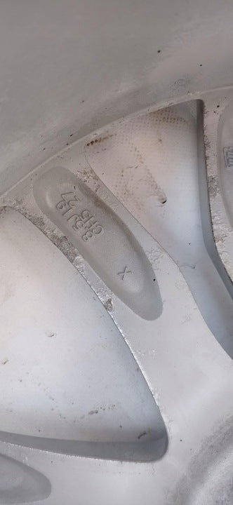1x Alufelge 19 Zoll 8.5" 5x108 27ET Glanz Silber 9673495677 Peugeot Rcz FEL8505064563we