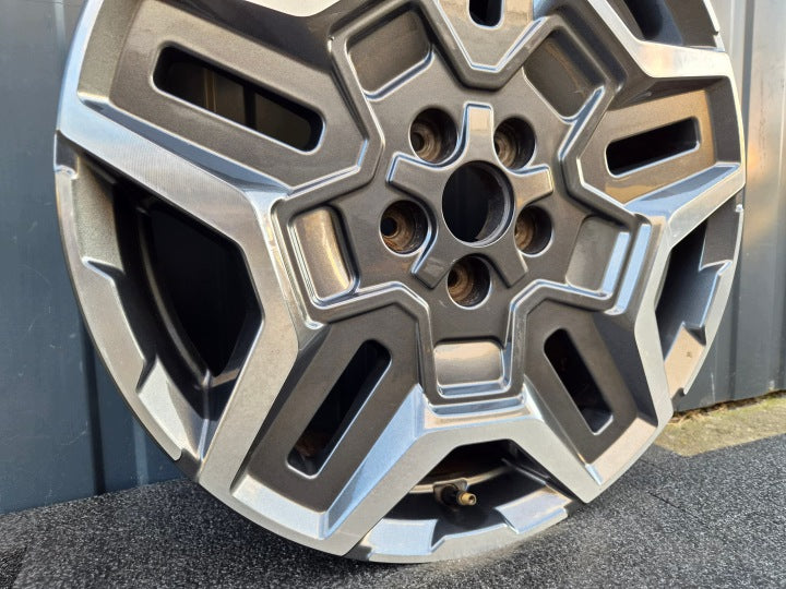 1x Alufelge 19 Zoll 7.5" 5x114.3 49 5ET 52910S1730 Hyundai Santa I Fe Rim Wheel FEL9256139381hh