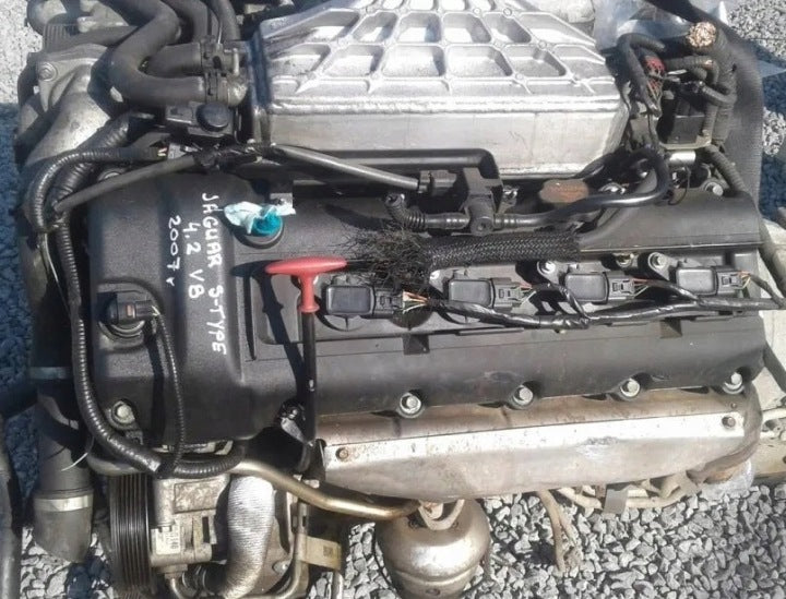 Motor Jaguar 428PS 4.2 129TKm 2007 Benzin Engine Komplett MOT1139195066rp