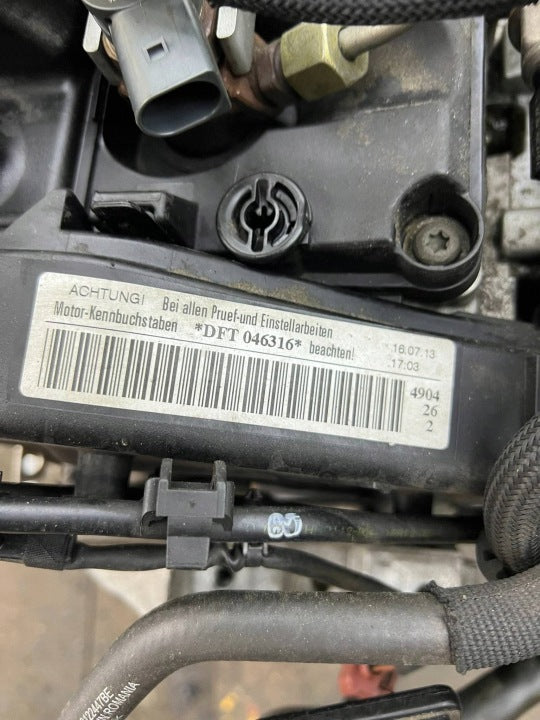Motor Audi Q3 DFT DFTA DFTB 2.0 TDI 150PS 110TKm Diesel Engine Komplett MOT1377197125ln