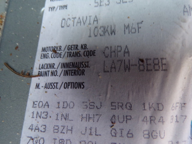 Motor Skoda Octavia III CHP 1.4 TSI Benzin Engine Unkomplett MOT3590434540ol
