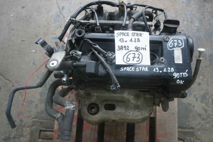 Motor Mitsubishi Mirage Space Star 3A92 1.2 9TKm Benzin Engine Unkomplett MOT4384068292nf