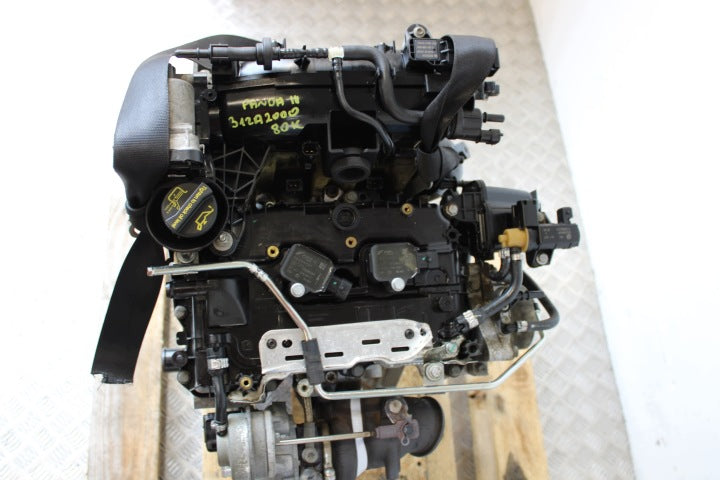 Motor Fiat Panda 312A2000 0.9 80TKm Benzin Engine Komplett MOT6674641465qv