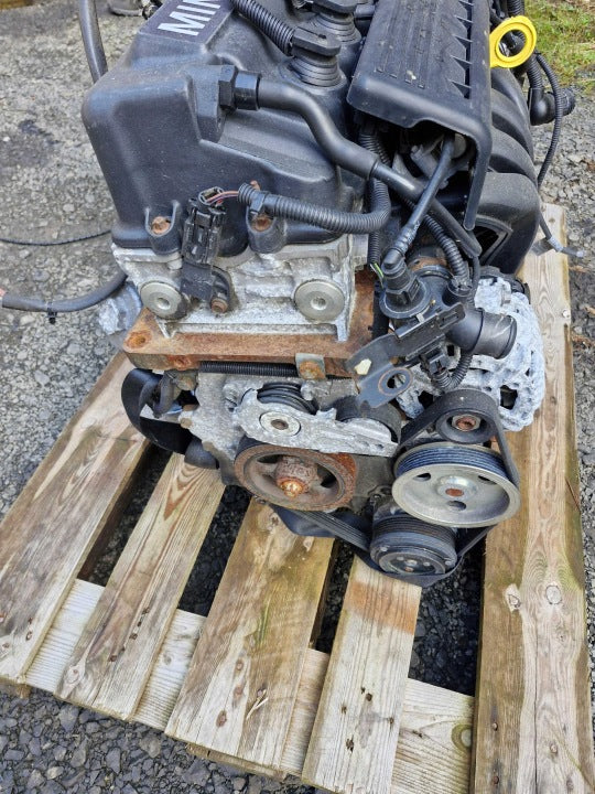 Motor BMW Mini R52 R50 120TKm Benzin Engine Komplett MOT7513039828jd