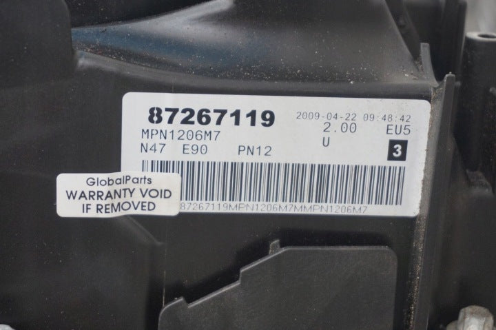 Motor BMW E81 E90 E87 N47D20A 2.0 177PS 109TKm Diesel Engine Unkomplett MOT8767845973ny