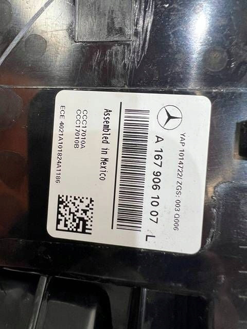 Rückleuchte Mercedes-Benz Gle A1679061007 Links Rearlight RUK1372017044mc