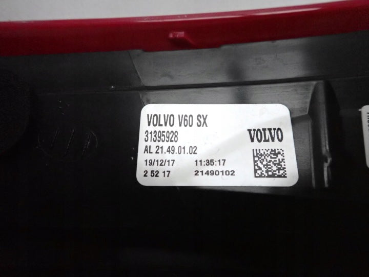 Rückleuchte Volvo V60 I 31395928 Rechts Rearlight RUK1633191326eu