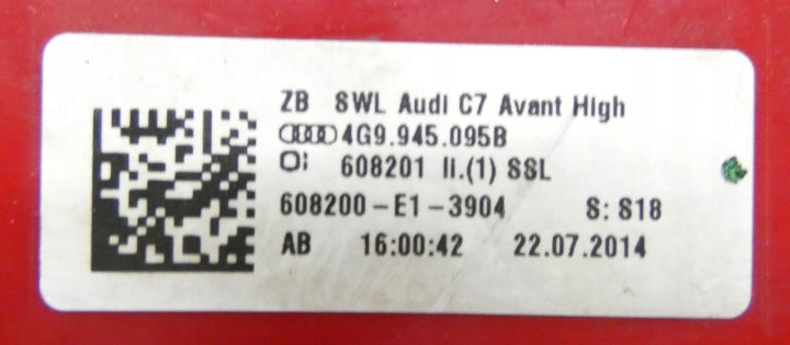 Rückleuchte Audi A6 C7 4G9945095B 4G9945096B Links Rearlight RUK2094987212sz