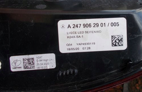 Rückleuchte Mercedes-Benz Gla H247 A2479062901 Links Rearlight RUK2553939909bt