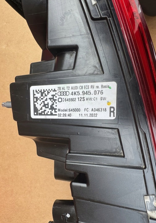 Rückleuchte Audi A6 C8 I 4K5945075 4K5945069A Ein Satz Rearlight RUK2881355061om