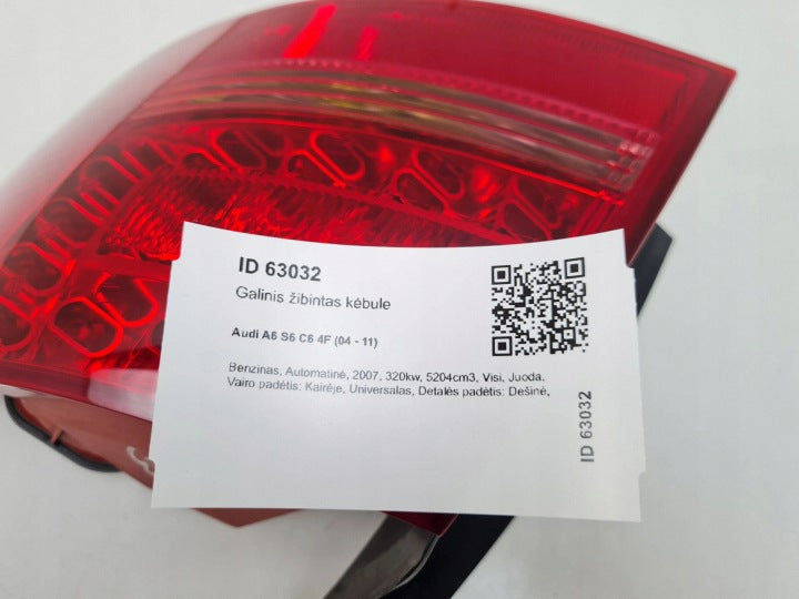 Rückleuchte Audi A6 89037056 Rechts Rearlight RUK3148808006hm