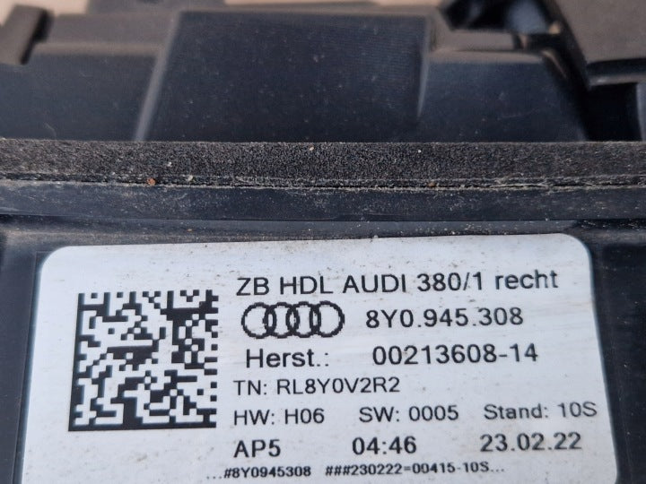 Rückleuchte Audi A3 8Y0945308 Rechts Rearlight RUK3266547073ff