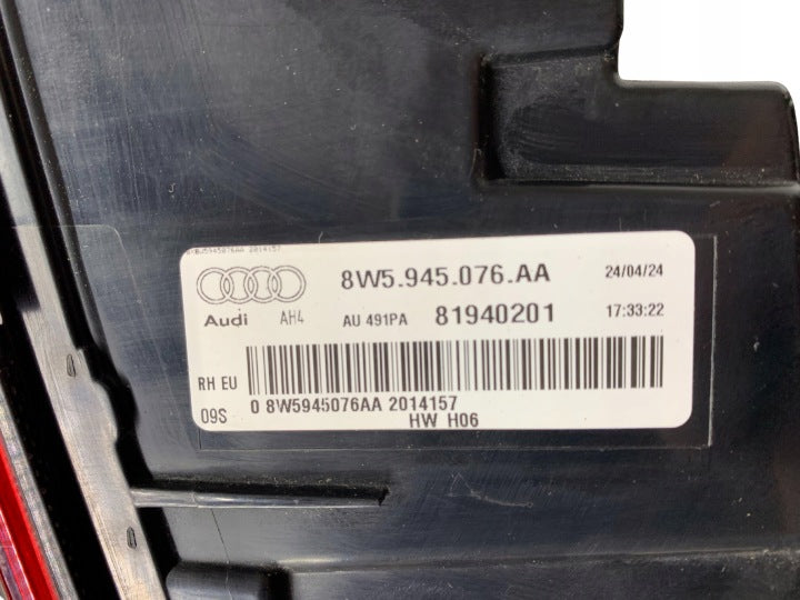 Rückleuchte Audi A4 B9 8w5 8W5945076AA Ein Stück (Rechts oder Links) Rearlight RUK4147107971ch