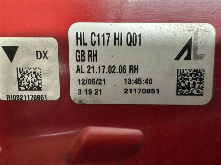 Rückleuchte Mercedes-Benz Cla Rechts Rearlight RUK4393262959pd