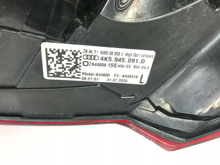 Rückleuchte Audi A6 C8 4K5945091D Links Rearlight RUK4793151752ii