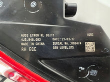 Laden Sie das Bild in den Galerie-Viewer, Rückleuchte Audi E-Tron Gt 4J3945092 Rechts Rearlight RUK5234062719oo