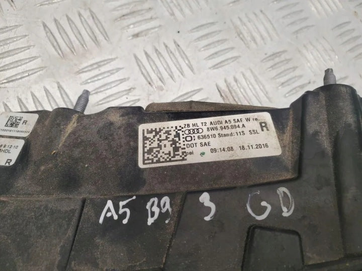 Rückleuchte Audi A5 8W6945094A Rechts Rearlight RUK5261768656tb