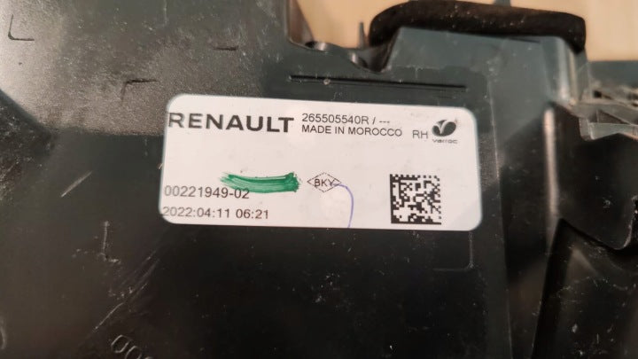 Rückleuchte Renault Megane E-Tech 265505540R Rechts Rearlight RUK5571597486ep
