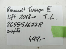 Laden Sie das Bild in den Galerie-Viewer, Rückleuchte Renault Twingo III 265551677R Links Rearlight RUK5715688055ec