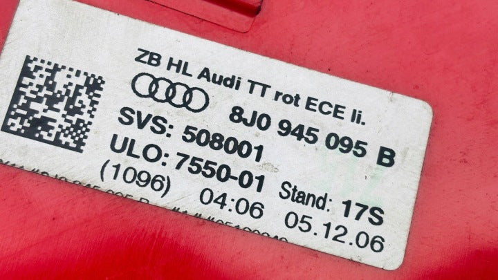 Rückleuchte Audi Tt 8J0945095B Links Rearlight RUK6278324502fb