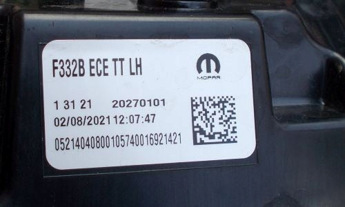 Rückleuchte Fiat 500e 52213315 LED Ein Stück (Rechts oder Links) Rearlight RUK6836088744ve