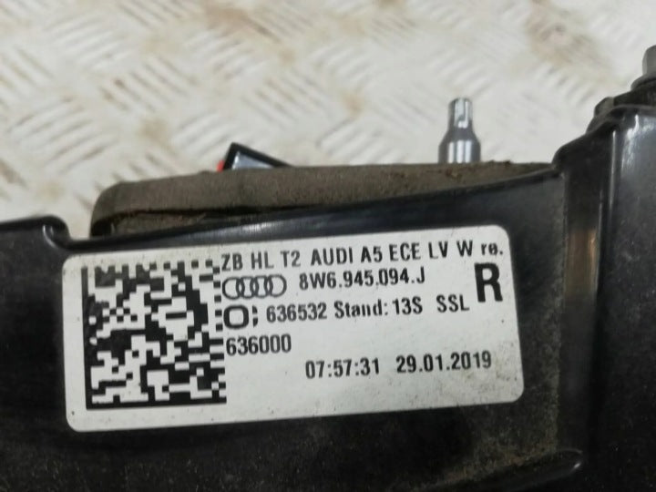 Rückleuchte Audi A5 Sportback 8W6945094J Rechts Rearlight RUK8995862801js