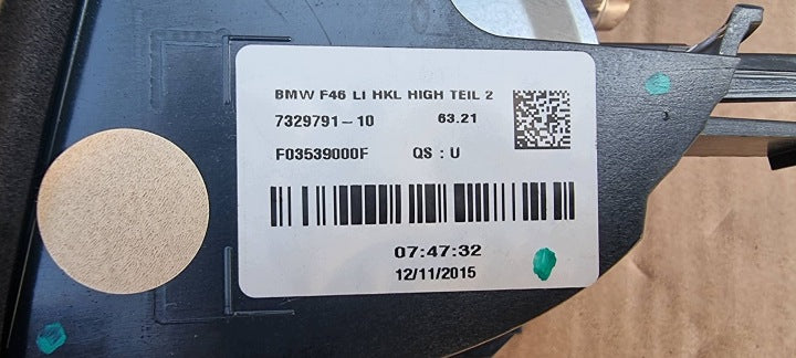 Rückleuchte BMW 2 F46 732979110 Links Rearlight RUK9015291696gs