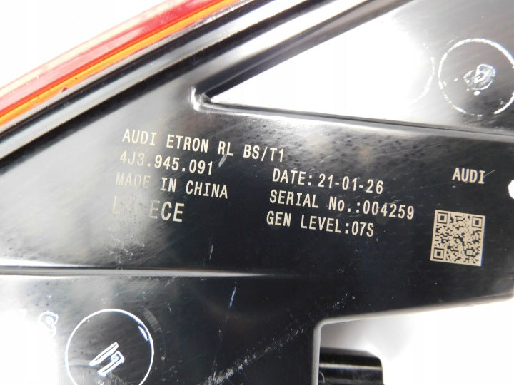 Rückleuchte Audi E-Tron Gt 4J3945091 4J3945092 Ein Satz Rearlight RUK9111535089em