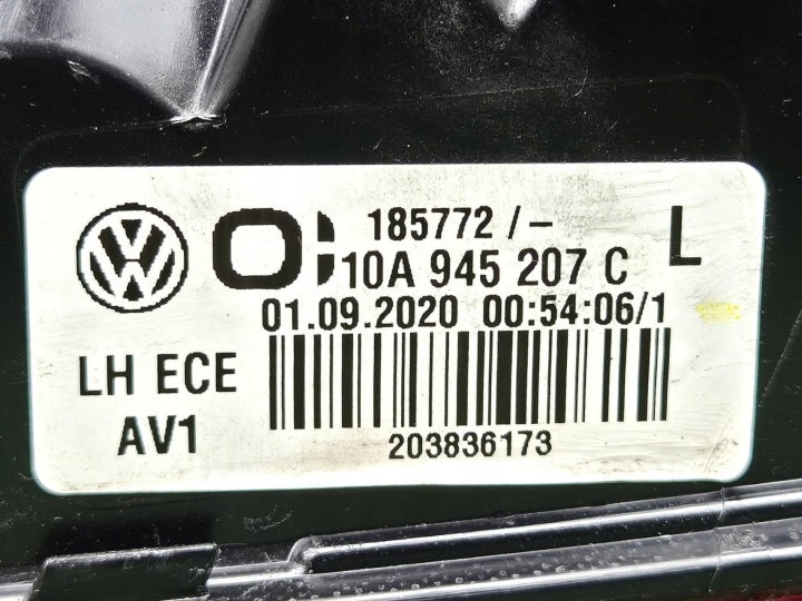 Rückleuchte VW Id.3 10A945207C Links Rearlight RUK9139283575uu