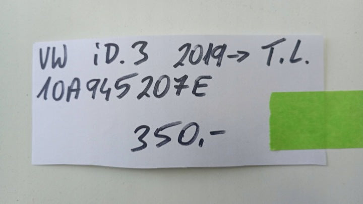 Rückleuchte VW Id.3 10A945207E Links Rearlight RUK9324588186gk