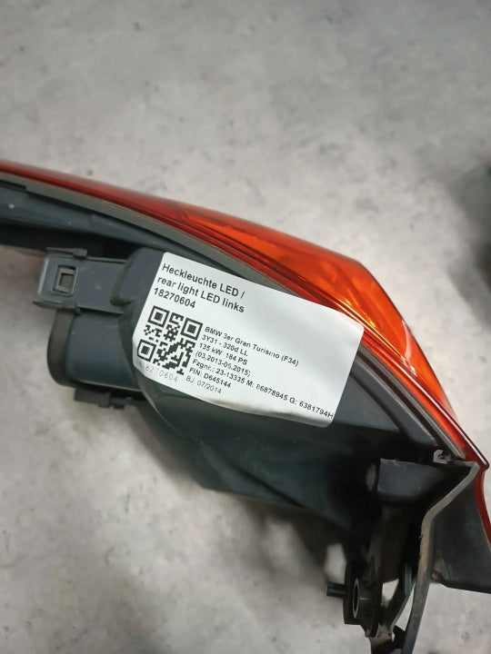 Rückleuchte BMW 3 F34 7286038 Ein Satz Rearlight RUK9597403342fa