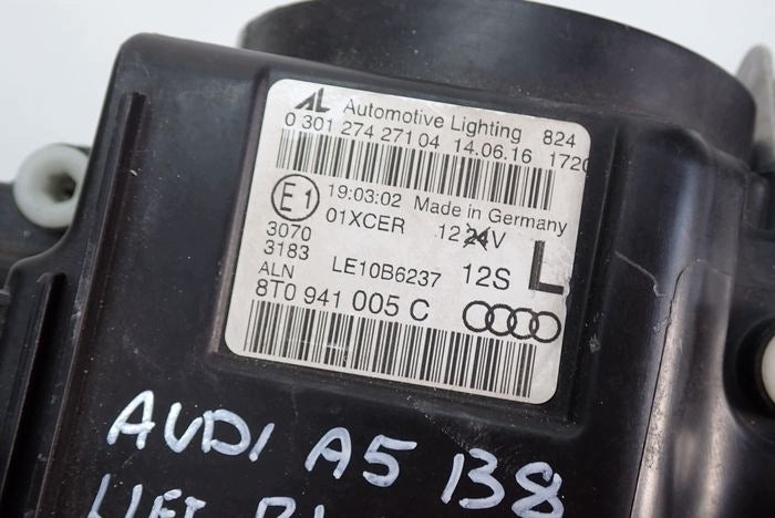 Frontscheinwerfer Audi A5 8T0941005C Links Scheinwerfer Headlight SCH1004941978qf