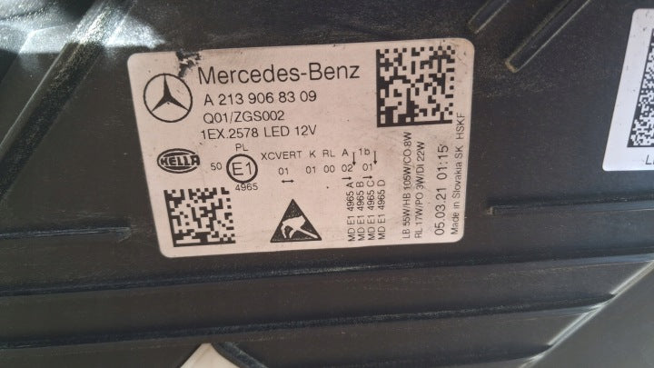 Frontscheinwerfer Mercedes-Benz W213 A2139068309 LED Links Headlight SCH1005369770tu